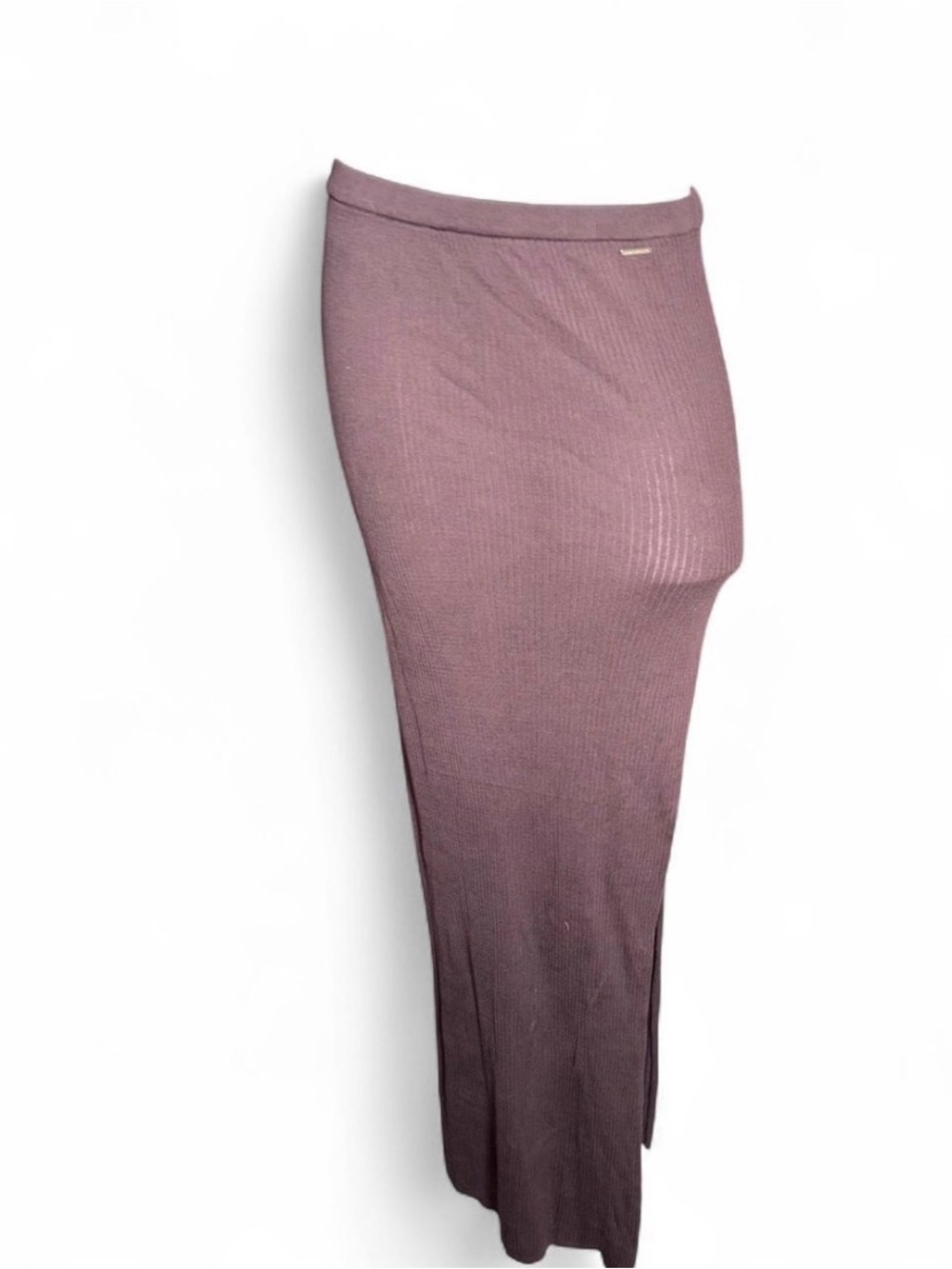 Savage X Fenty Ribbed Maxi Pencil Skirt - Mauve